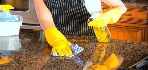 تلميع رخام المطبخ